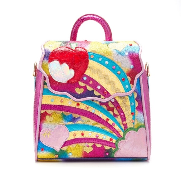 NEW irregular choice rainbow glitter backpack - Picture 2 of 7